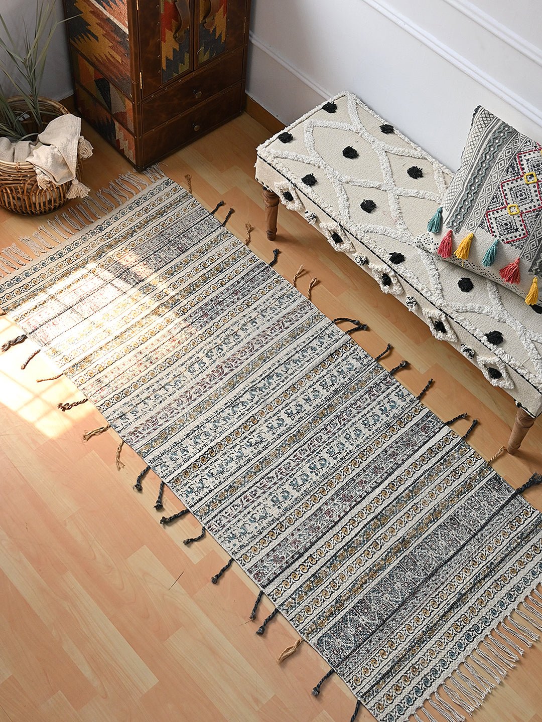 Wind cotton floor runner pattern detail — Art Avenue