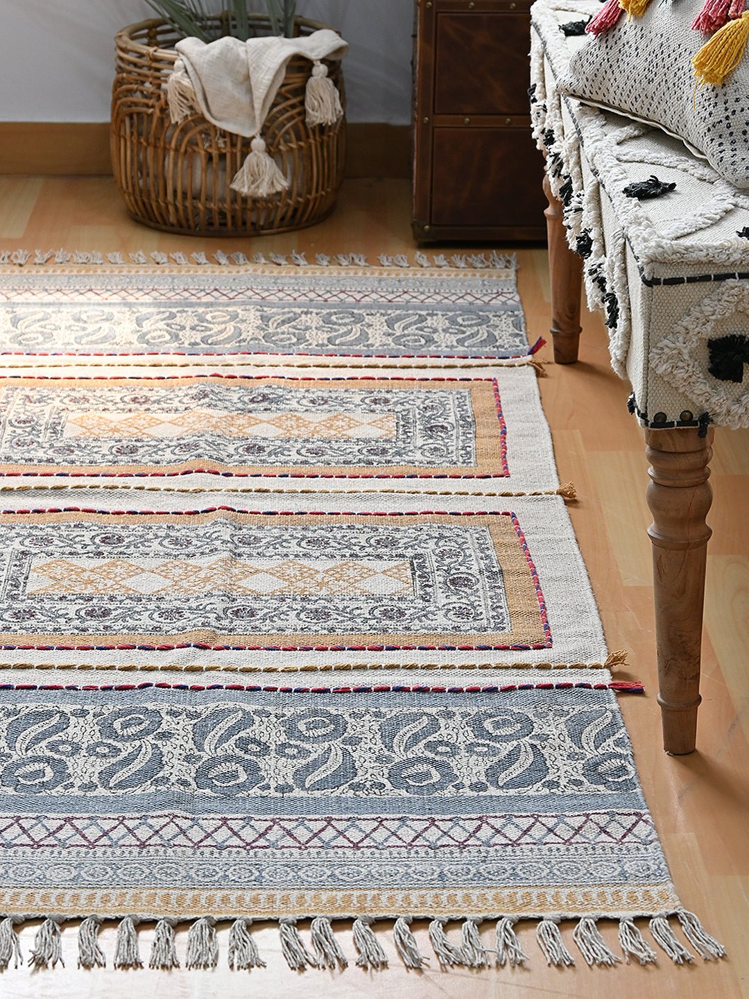 FREETOWN - BLOCK PRINTED FLOOR RUNNER - ART AVENUE