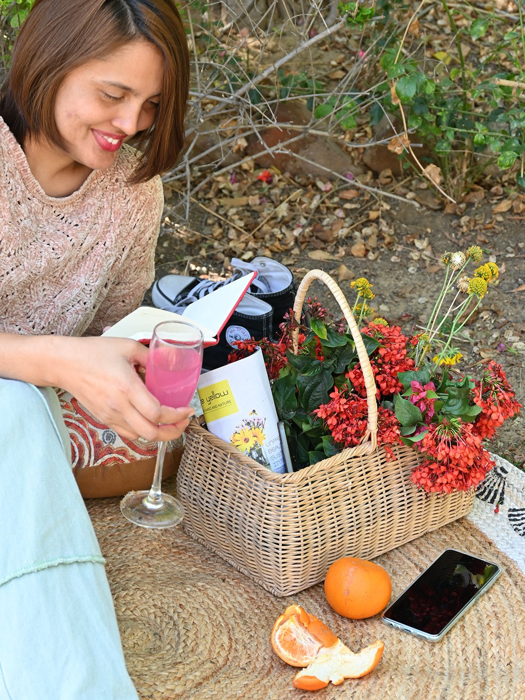 DRACEANA - MULTIPURPOSE JUTE BASKET - ART AVENUE