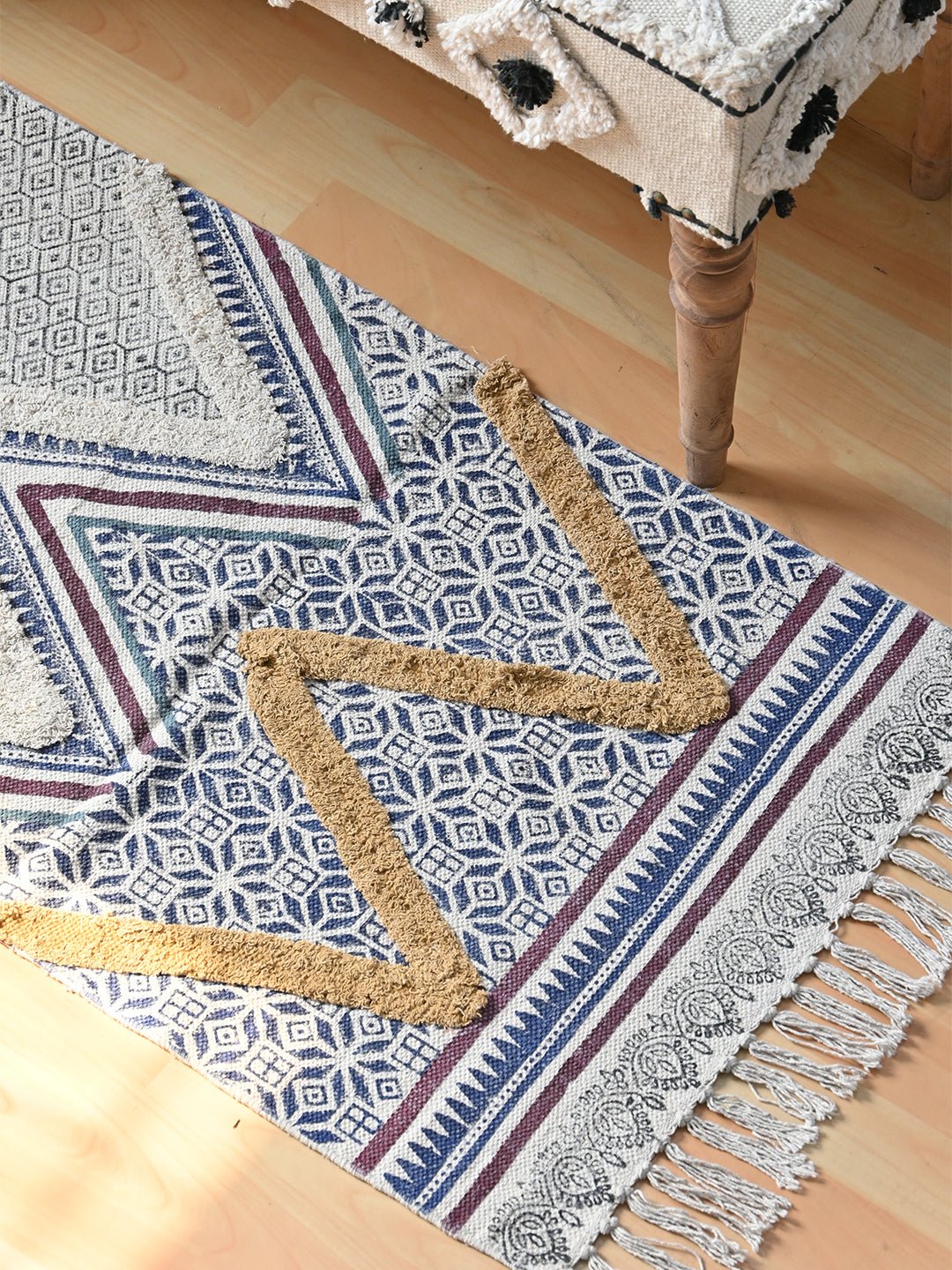 Gateway block-printed runner hallway styling — Art Avenue India