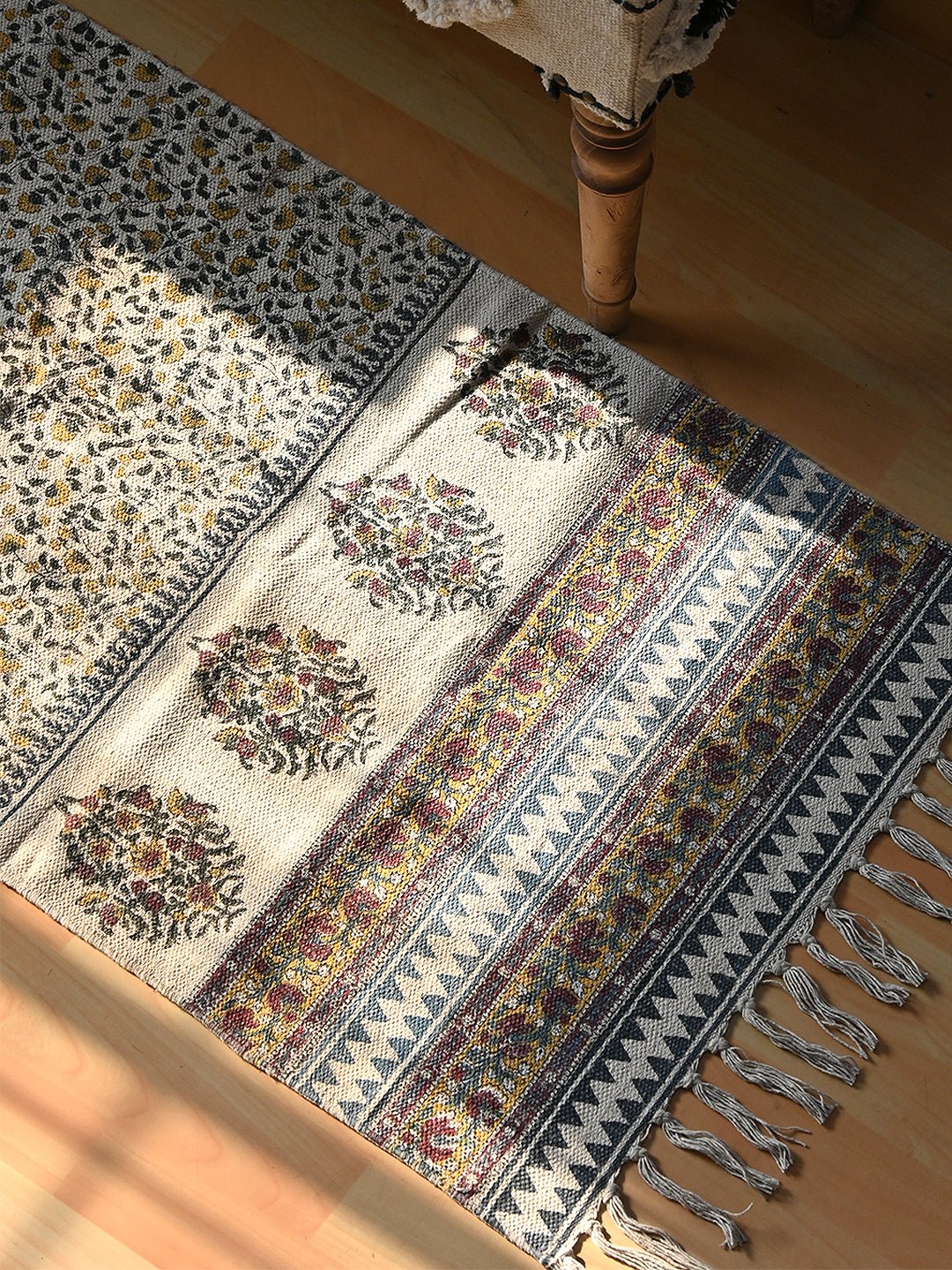 Bangui block-printed runner multiple lengths — Art Avenue