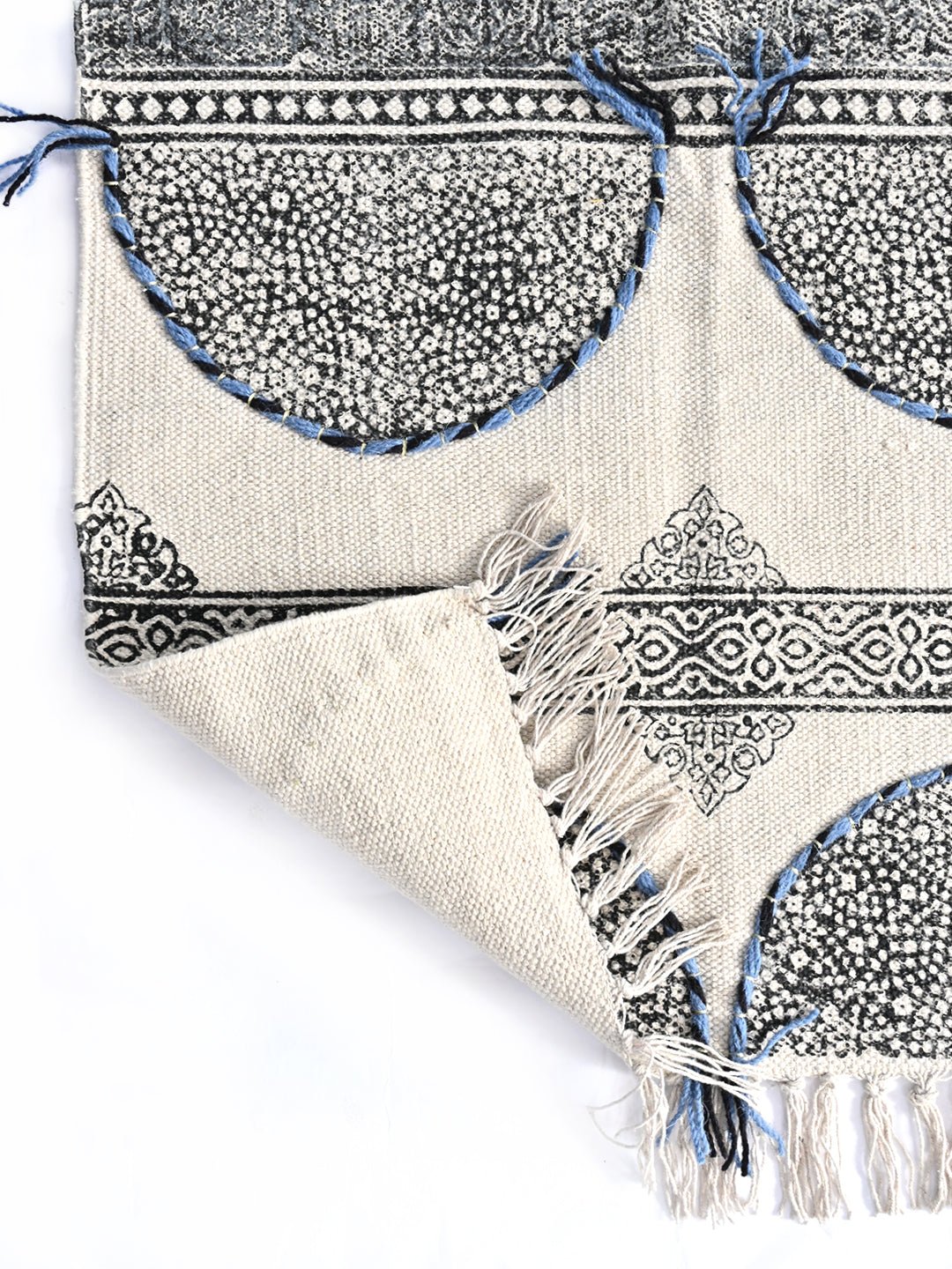 Gitega handmade cotton floor runner — Art Avenue Jaipur