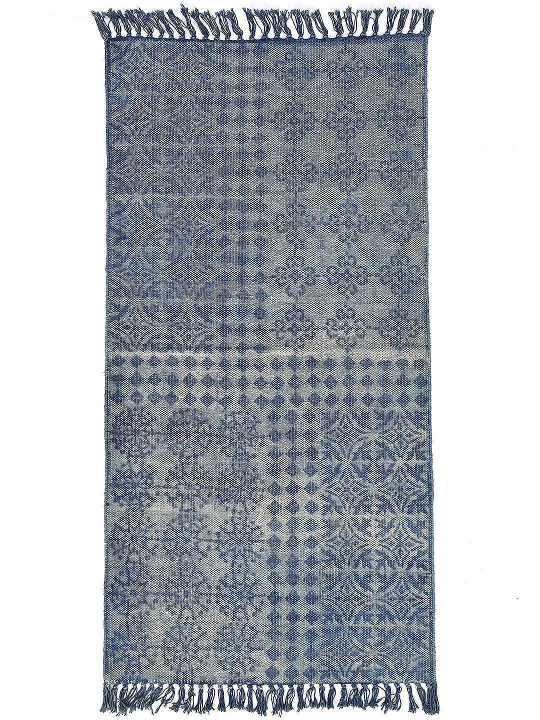 ACE-BLOCK PRINTED FLOOR RUNNER - ART AVENUE