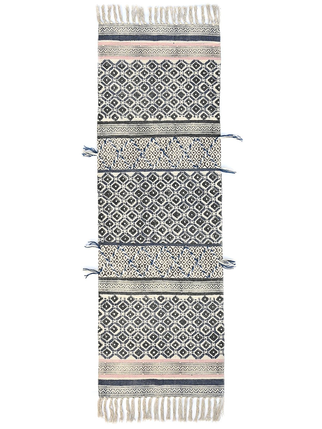 DOWNTOWN - BLOCK PRINTED FLOOR RUNNER - ART AVENUE