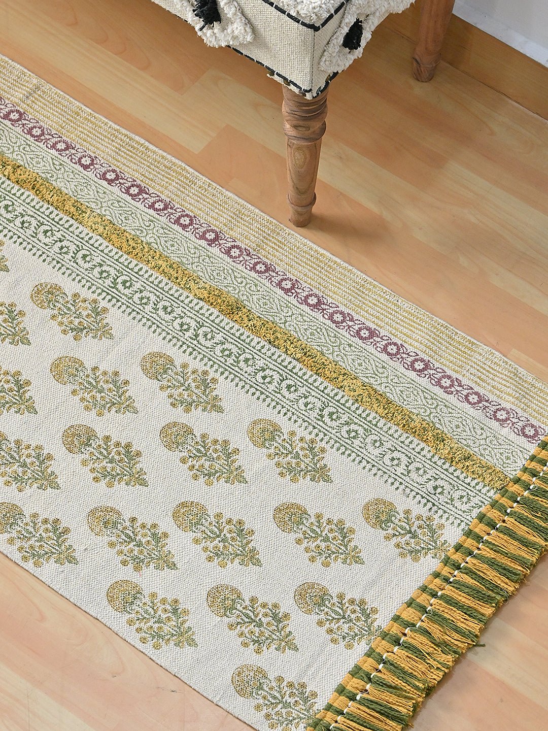ANDREA- BLOCK PRINTED FLOOR RUNNER - ART AVENUE