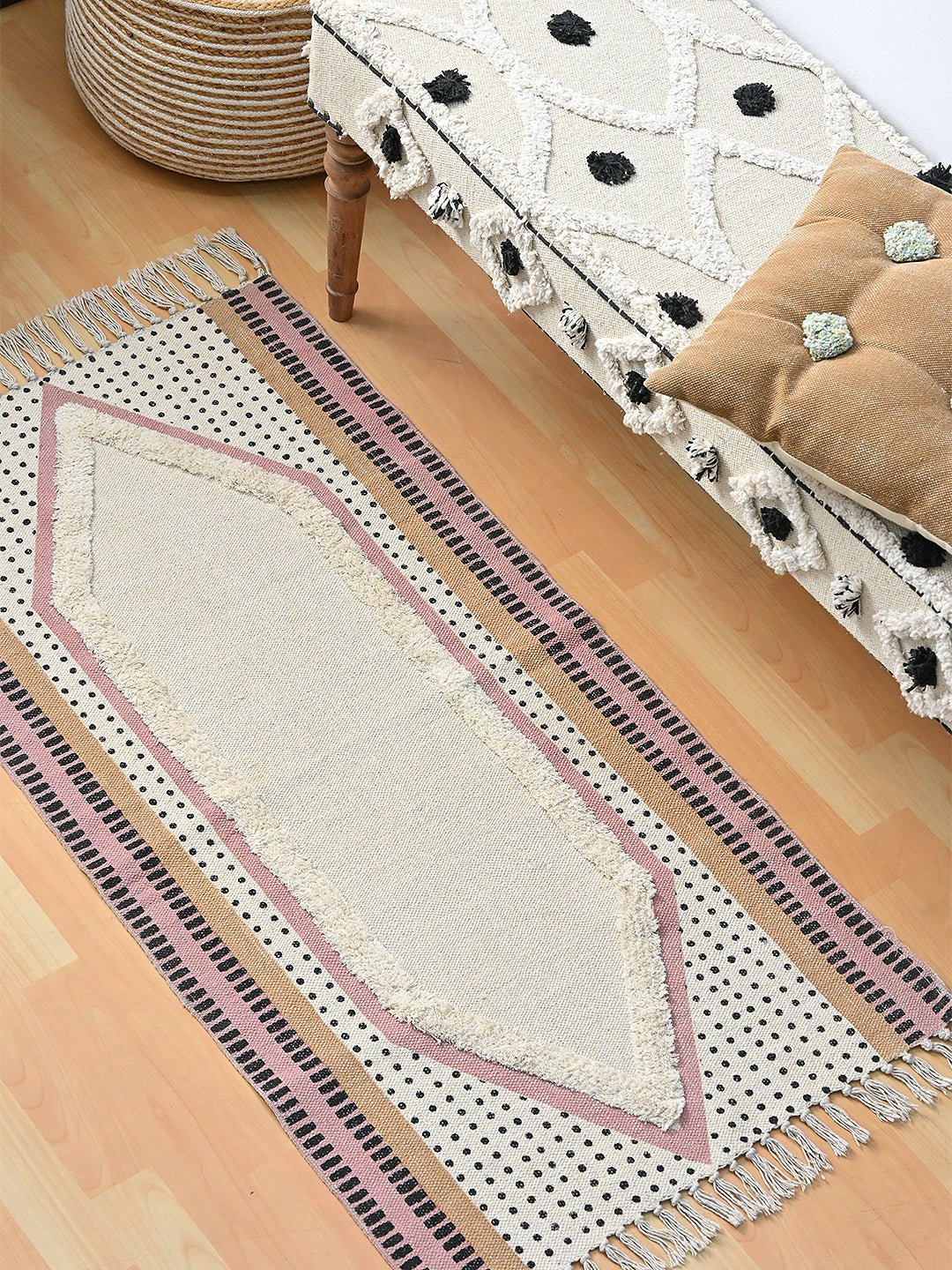 JULIETTE- BLOCK PRINTED FLOOR RUNNER - ART AVENUE