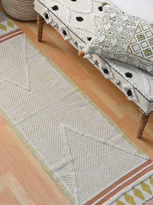 SARAH - BLOCK PRINTED FLOOR RUNNER - ART AVENUE