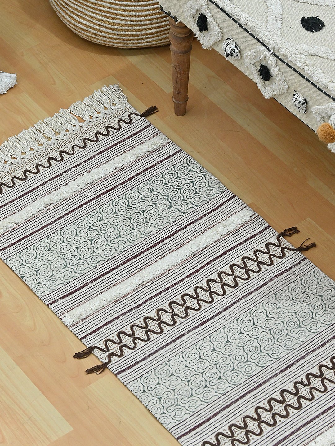 JEFFREY - BLOCK PRINTED FLOOR RUNNER - ART AVENUE
