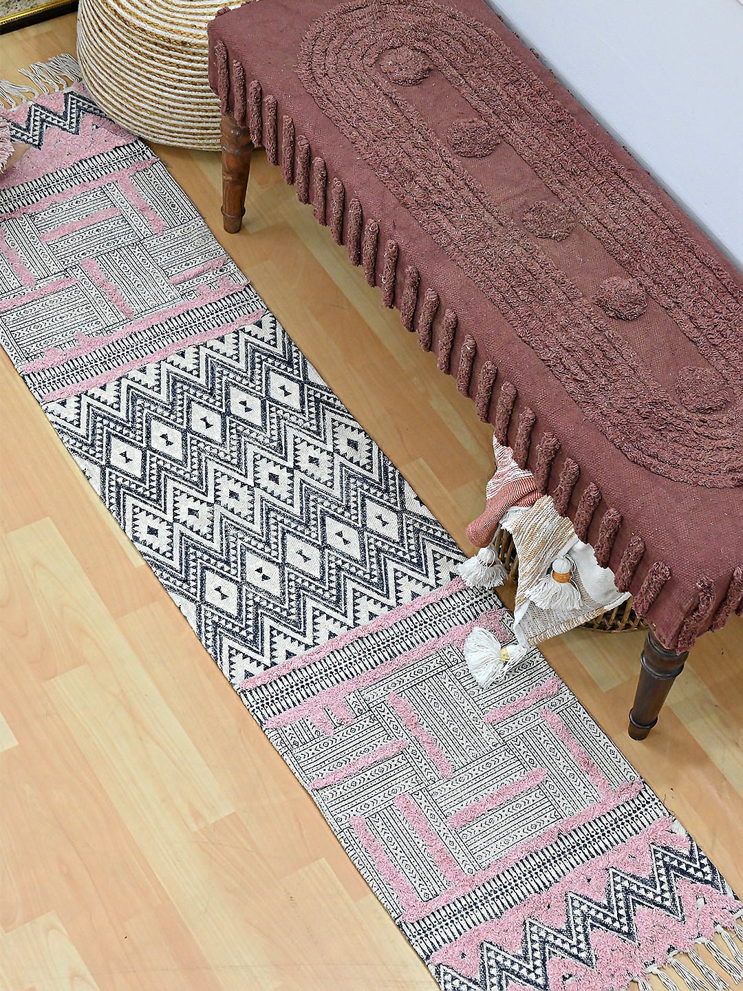 LOUIS - BLOCK PRINTED FLOOR RUNNER - ART AVENUE