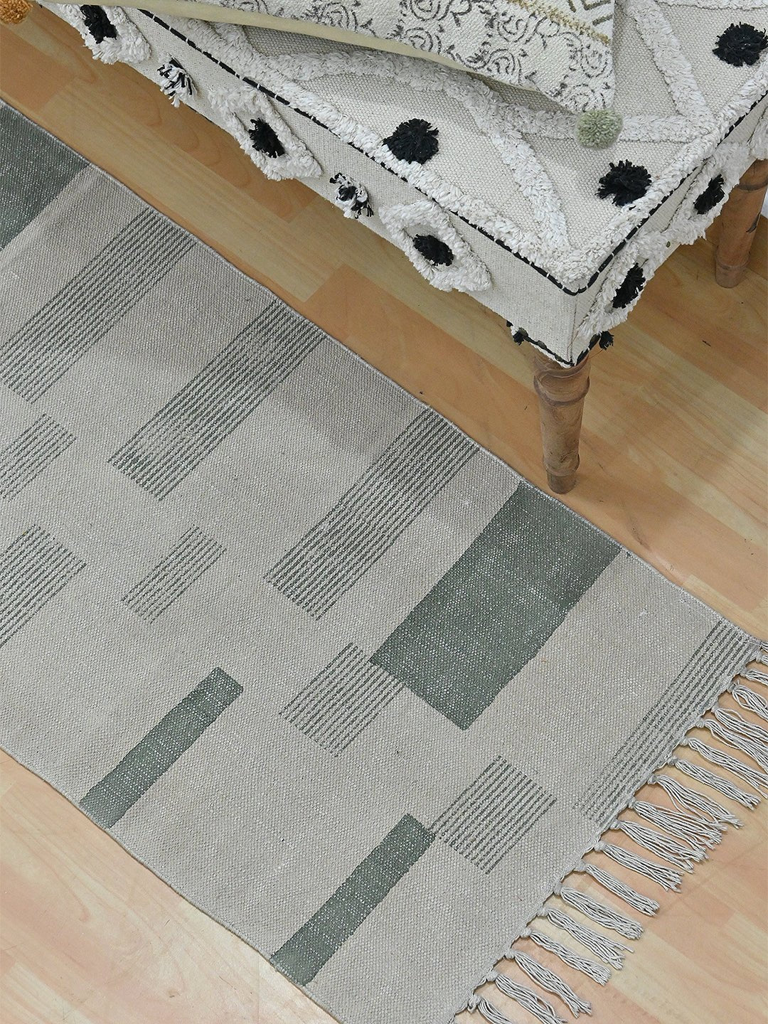 HANNAH - BLOCK PRINTED FLOOR RUNNER - ART AVENUE