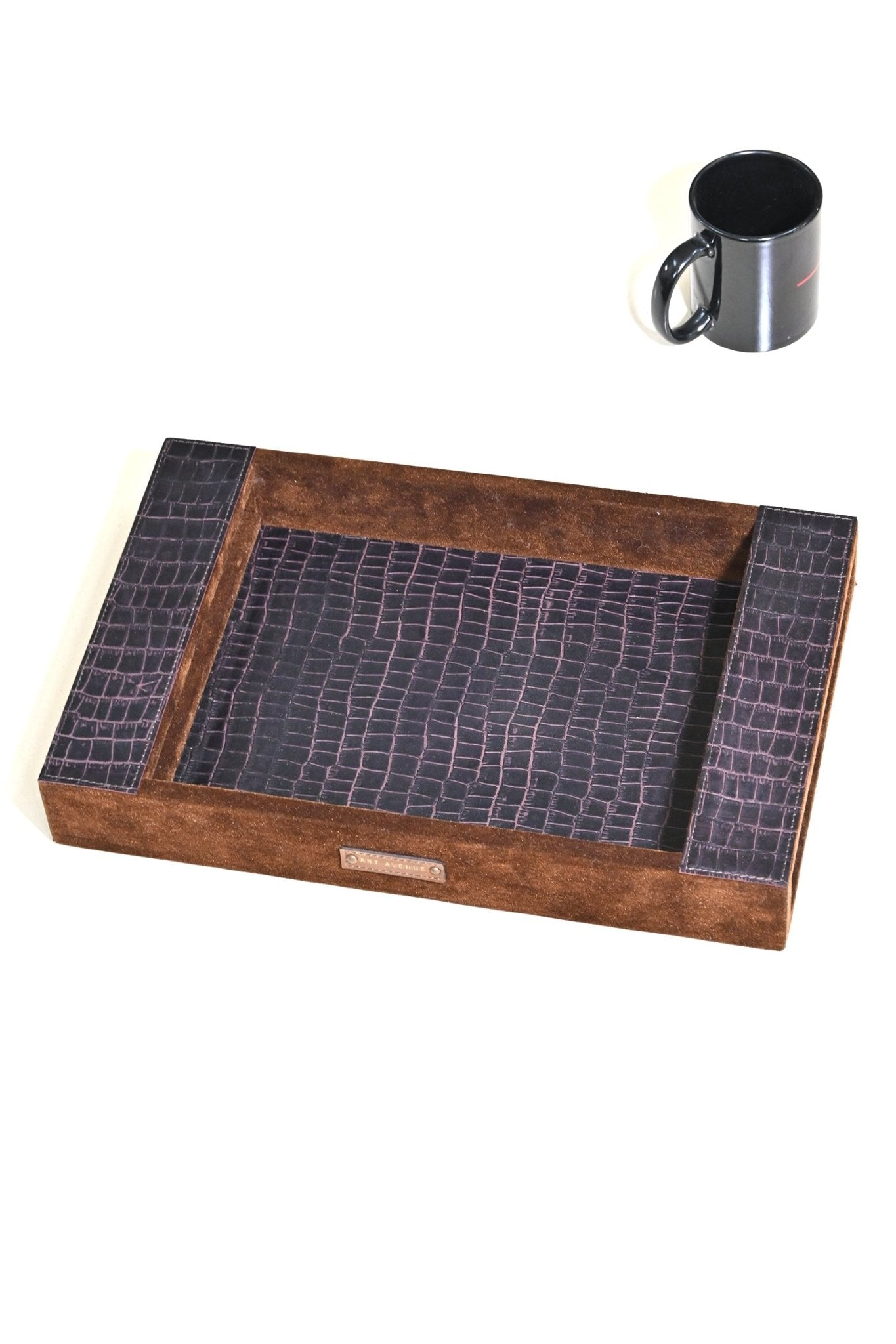 CARMINE - LEATHER TRAY - ART AVENUE