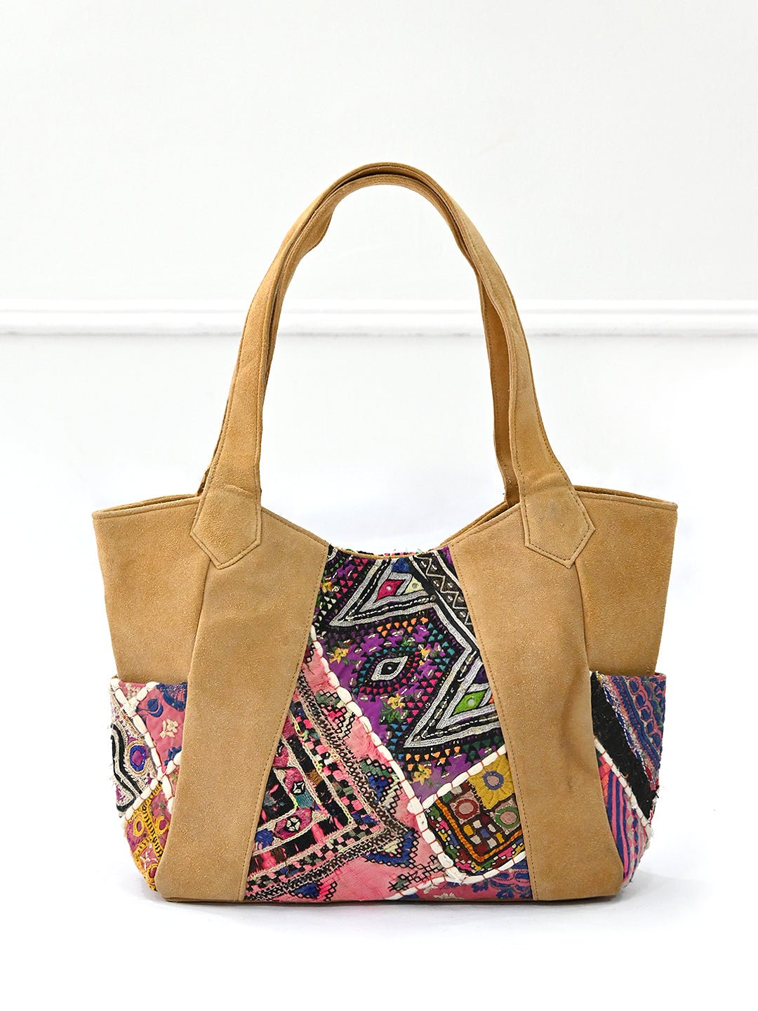 Khamsin vintage patchwork handbag — Art Avenue