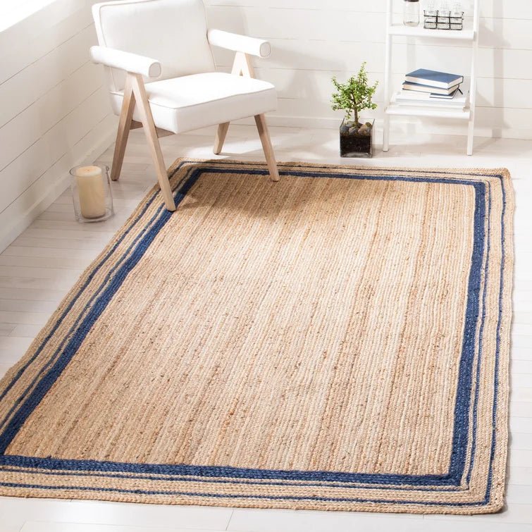 Steps braided jute rug room setting — Art Avenue