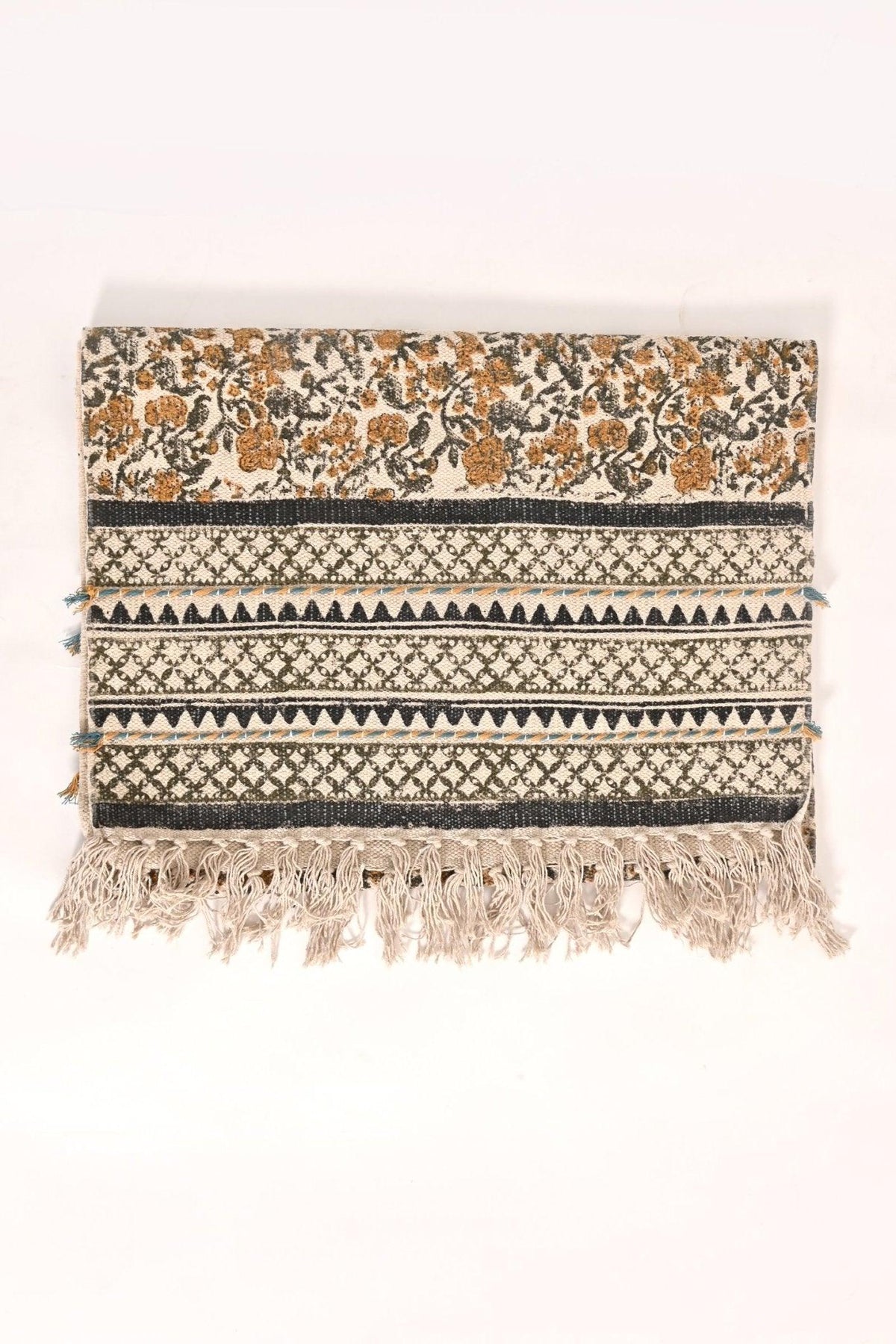 AMELIA - BLOCK PRINTED FLOOR RUNNER - ART AVENUE