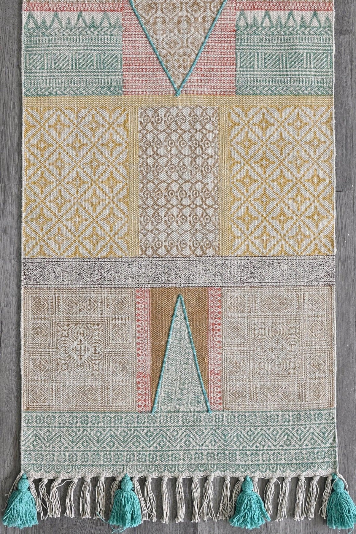 Areena cotton floor runner pattern detail — Art Avenue