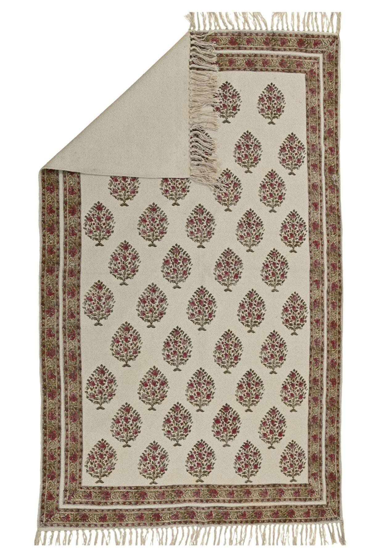AUTUMN - BLOCK PRINTED RUG - ART AVENUE