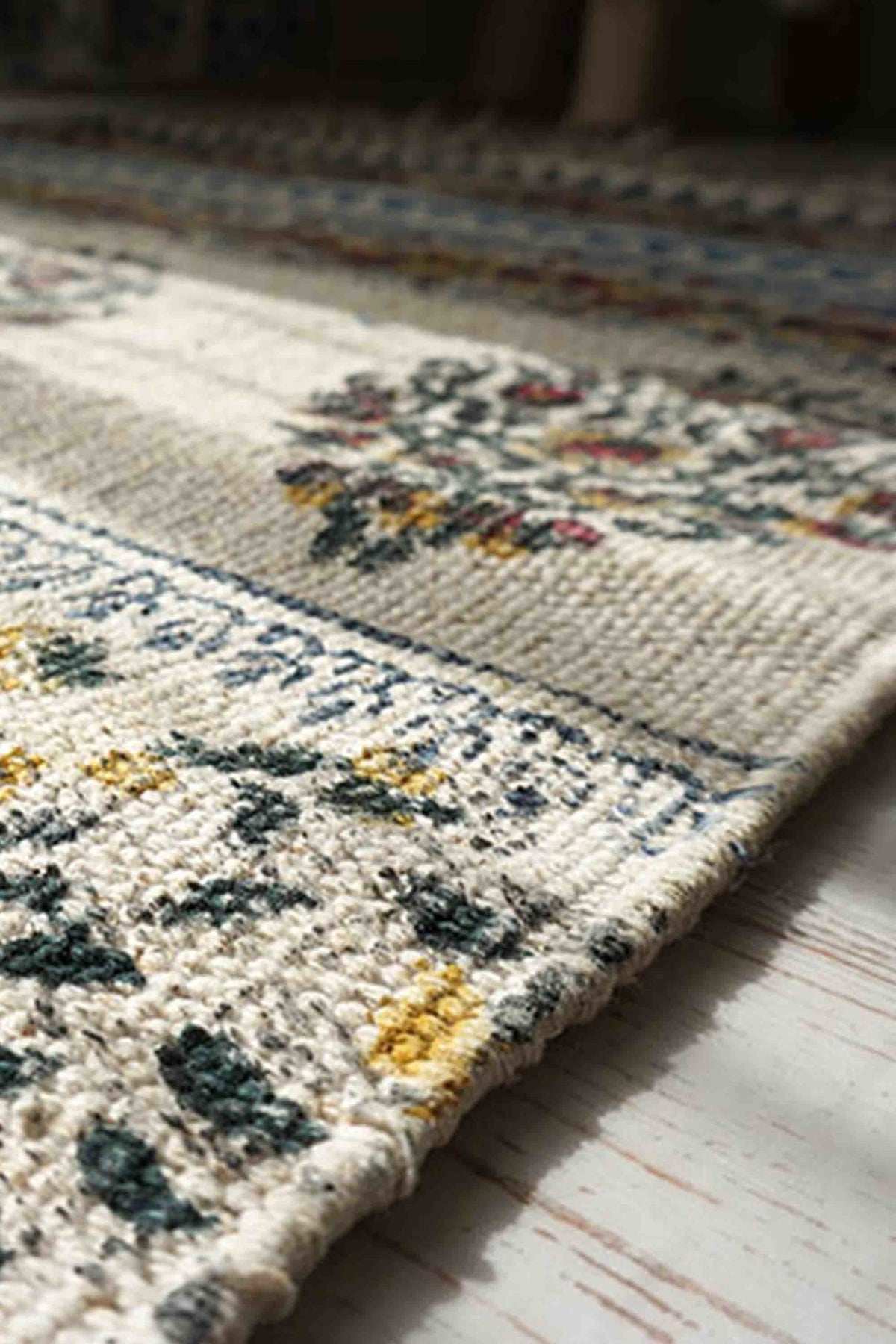 BANGUI- BLOCK PRINTED FLOOR RUNNER - MULTI - ART AVENUE