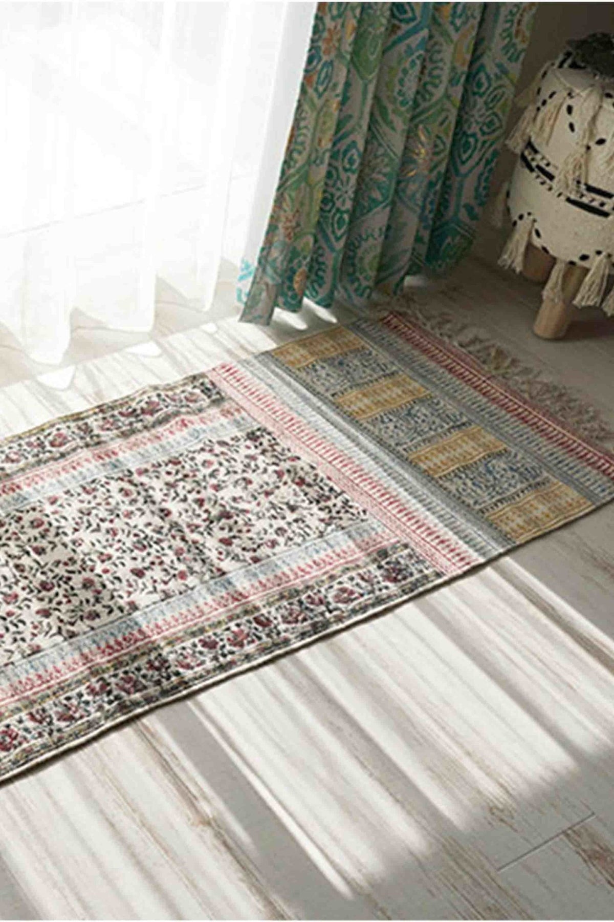 BANJUL - BLOCK PRINTED FLOOR RUNNER - ART AVENUE