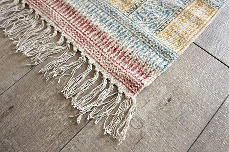 BANJUL - BLOCK PRINTED FLOOR RUNNER - ART AVENUE
