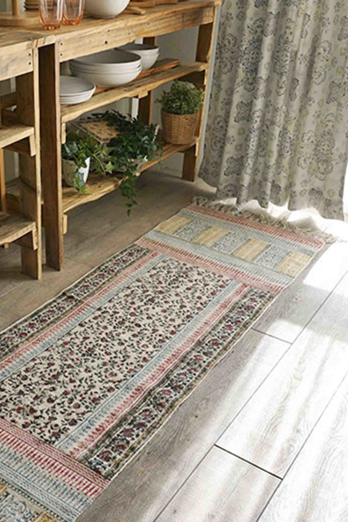 BANJUL - BLOCK PRINTED FLOOR RUNNER - ART AVENUE