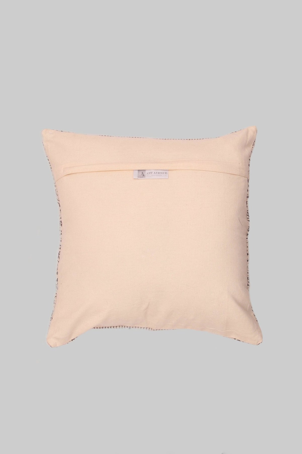 BARB - SQUARE CUSHION COVER - BLACK - ART AVENUE