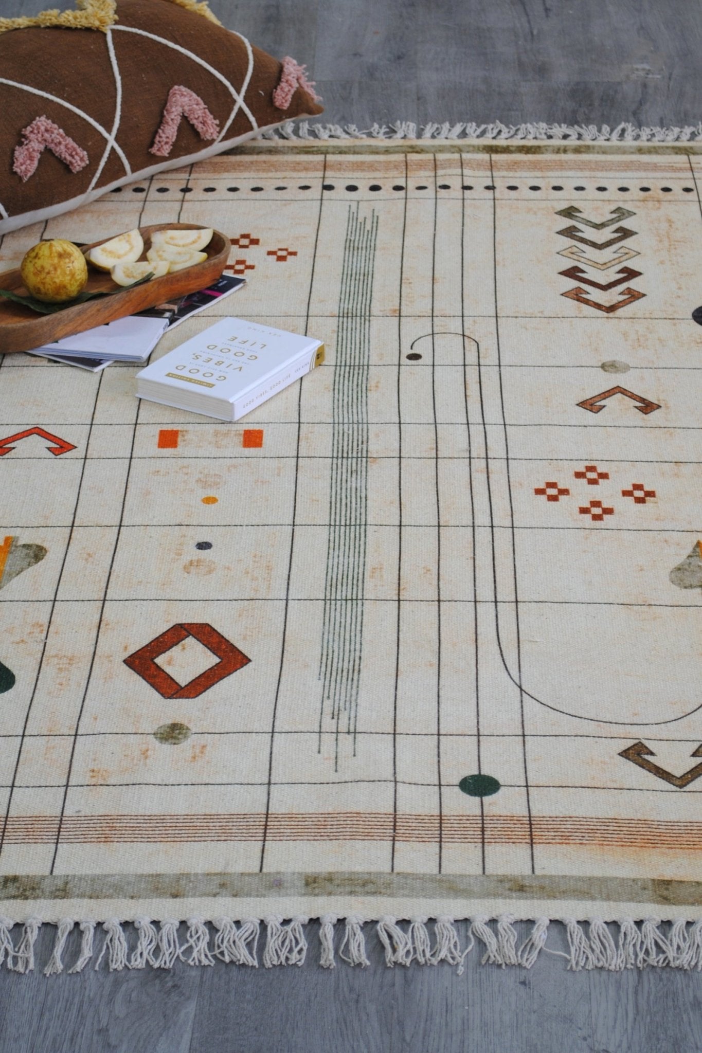Betula cotton rug pattern — Art Avenue Jaipur
