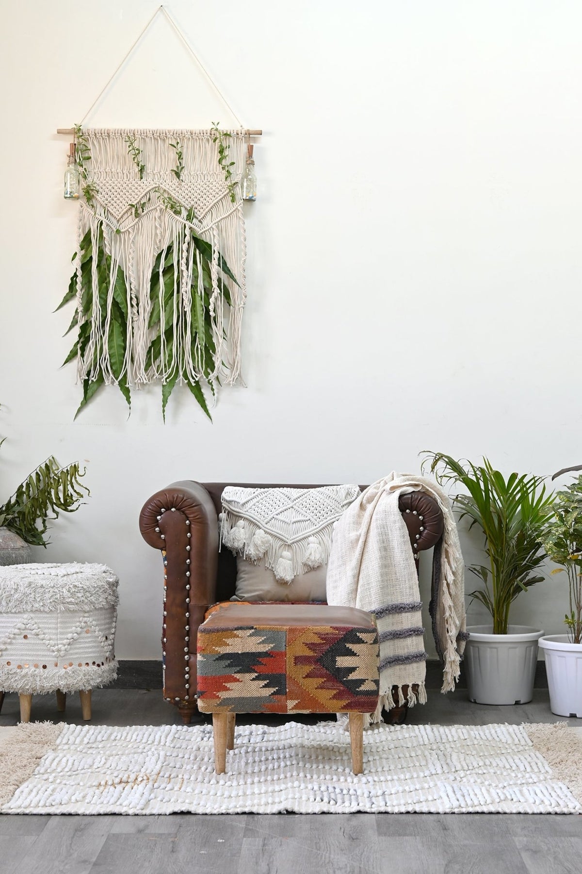 Block-Printed Handcrafted Armchair — Art Avenue