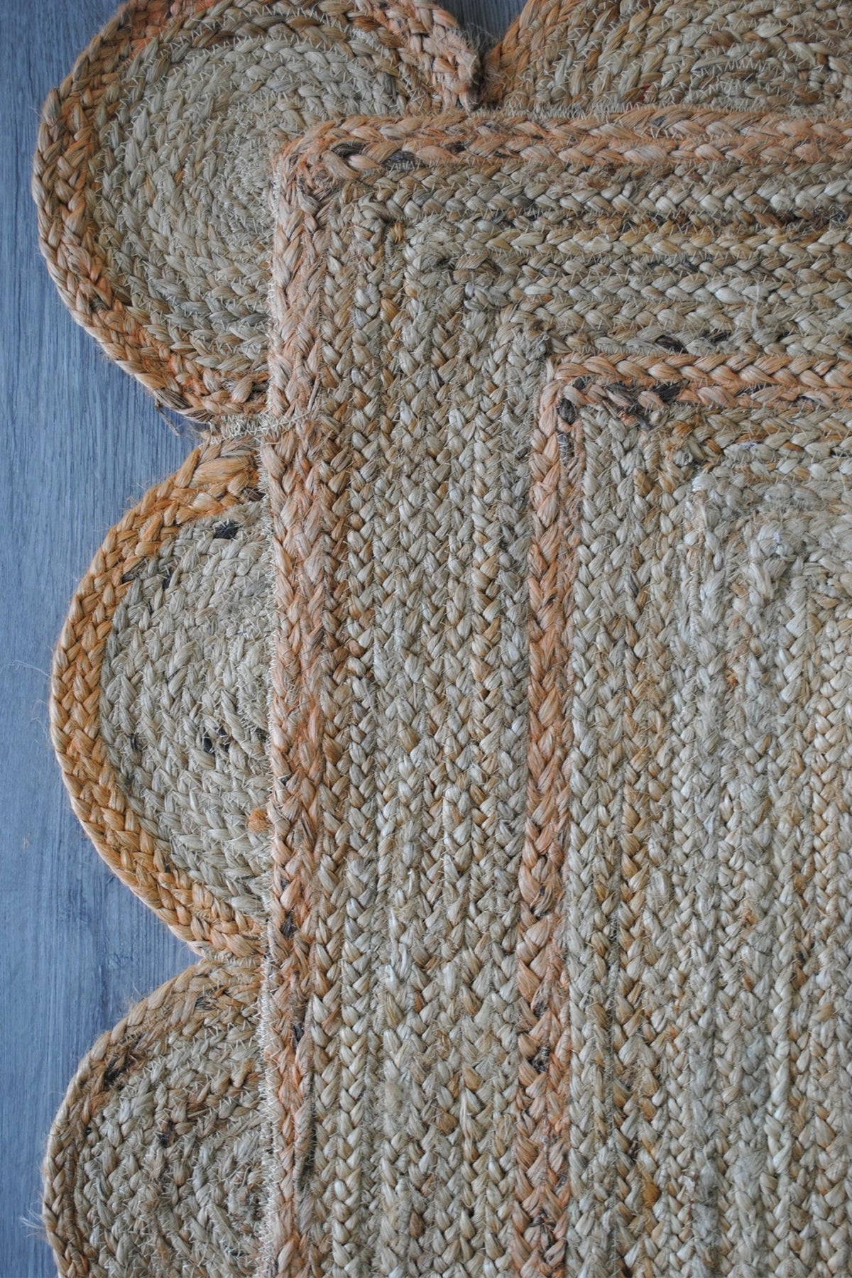 Camrose jute rug — braided texture — Art Avenue