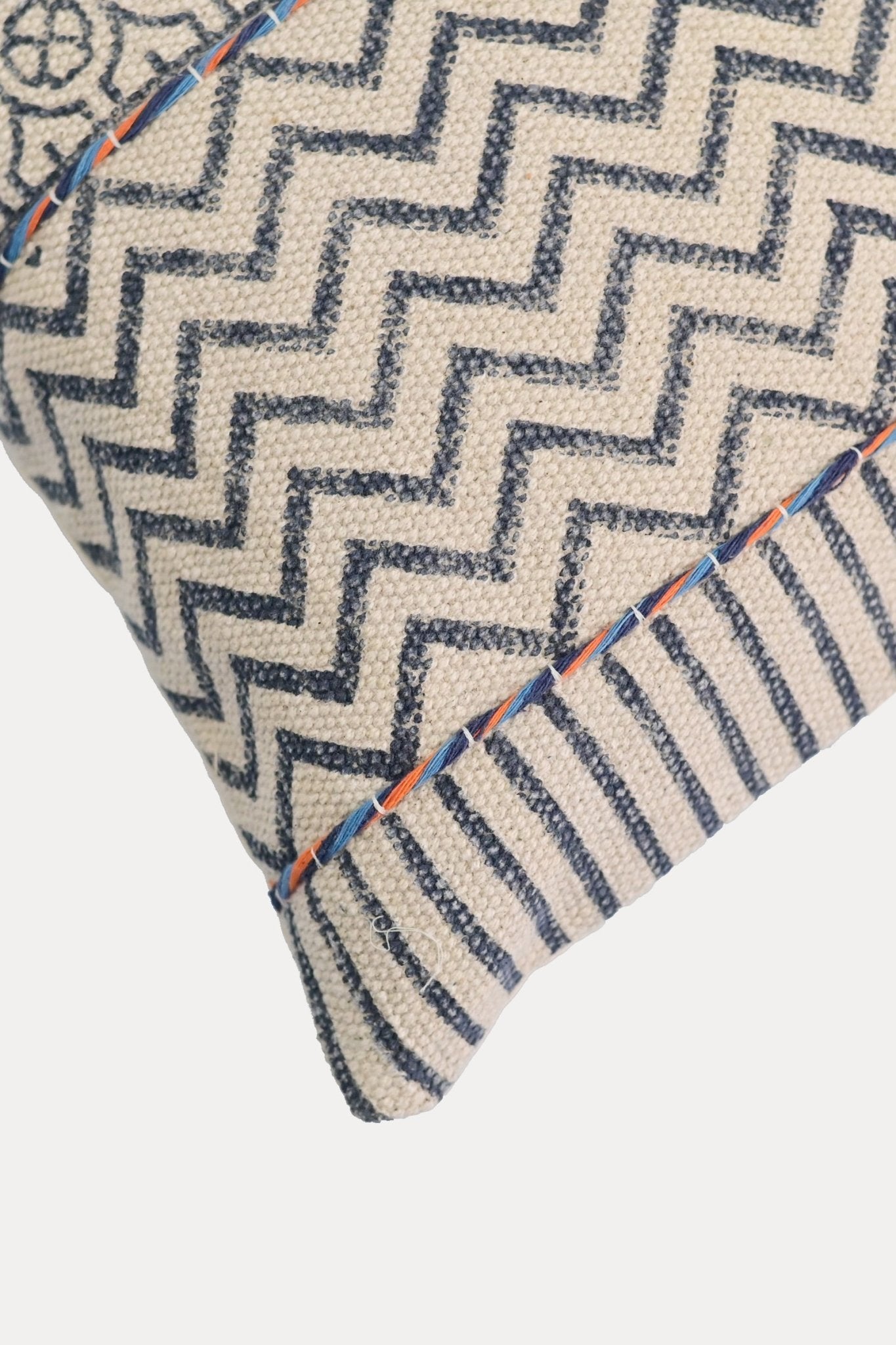 CLIFFORD - SQUARE CUSHION COVER - BLUE - ART AVENUE