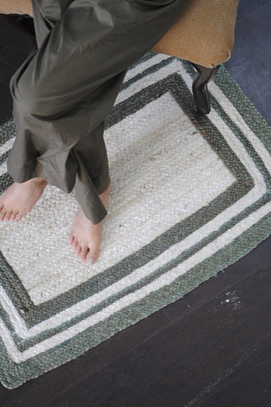 Create braided cotton rug — handmade in Jaipur