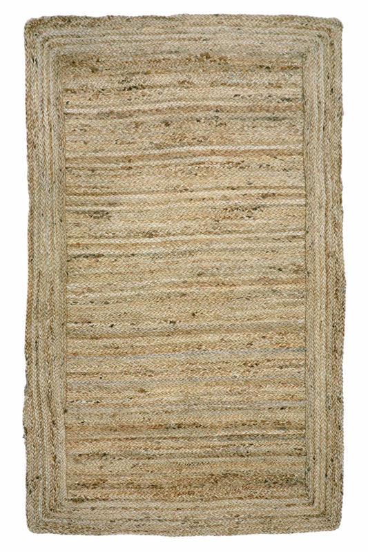 Crest braided jute rug in brown — Art Avenue