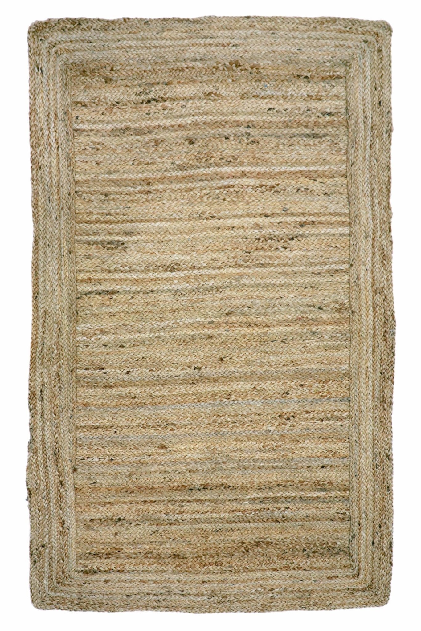 Crest braided jute rug in brown — Art Avenue
