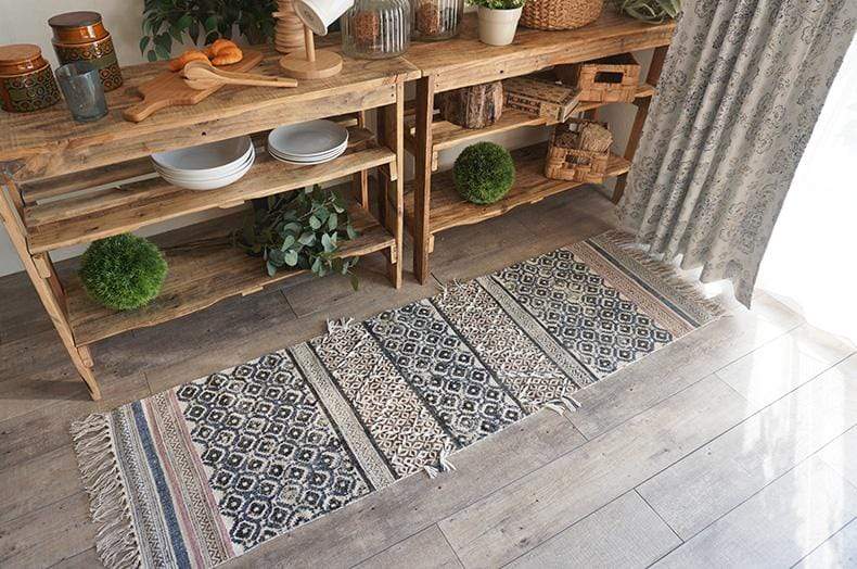 DOWNTOWN - BLOCK PRINTED FLOOR RUNNER - ART AVENUE