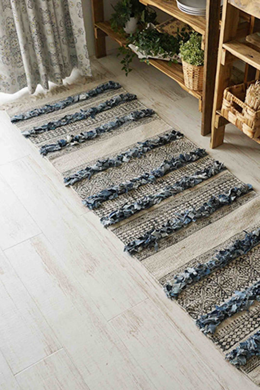 DURBAN - BLOCK PRINTED FLOOR RUNNER - ART AVENUE
