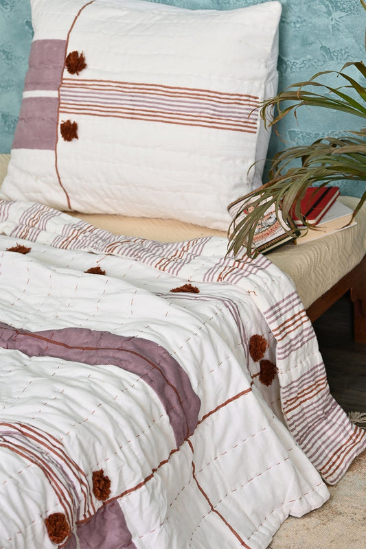 ELIJAH QUILT/RAZAI SET WITH PILLOW COVERS - ART AVENUE