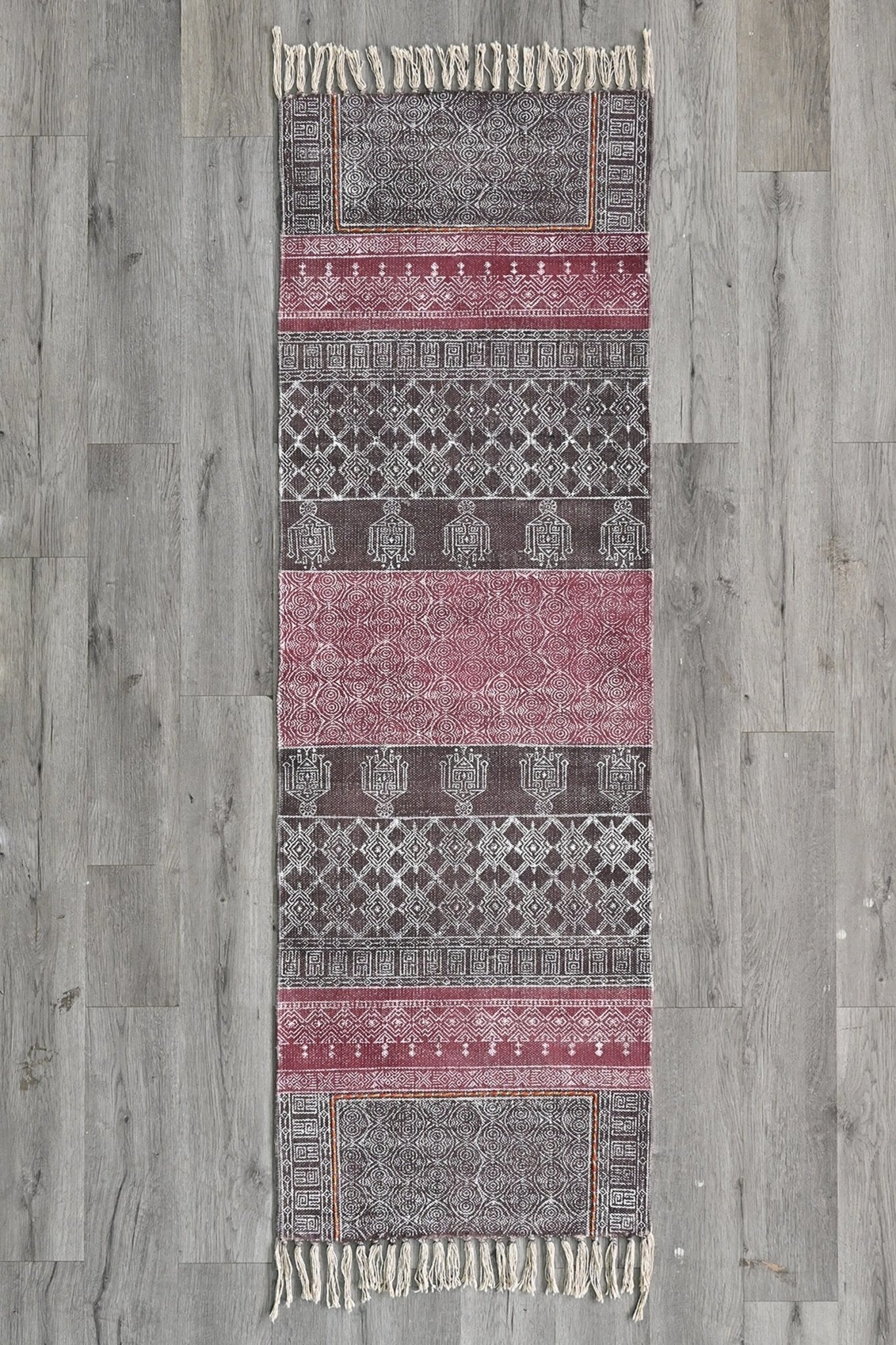 ERICA - BLOCK PRINTED FLOOR RUNNER - ART AVENUE