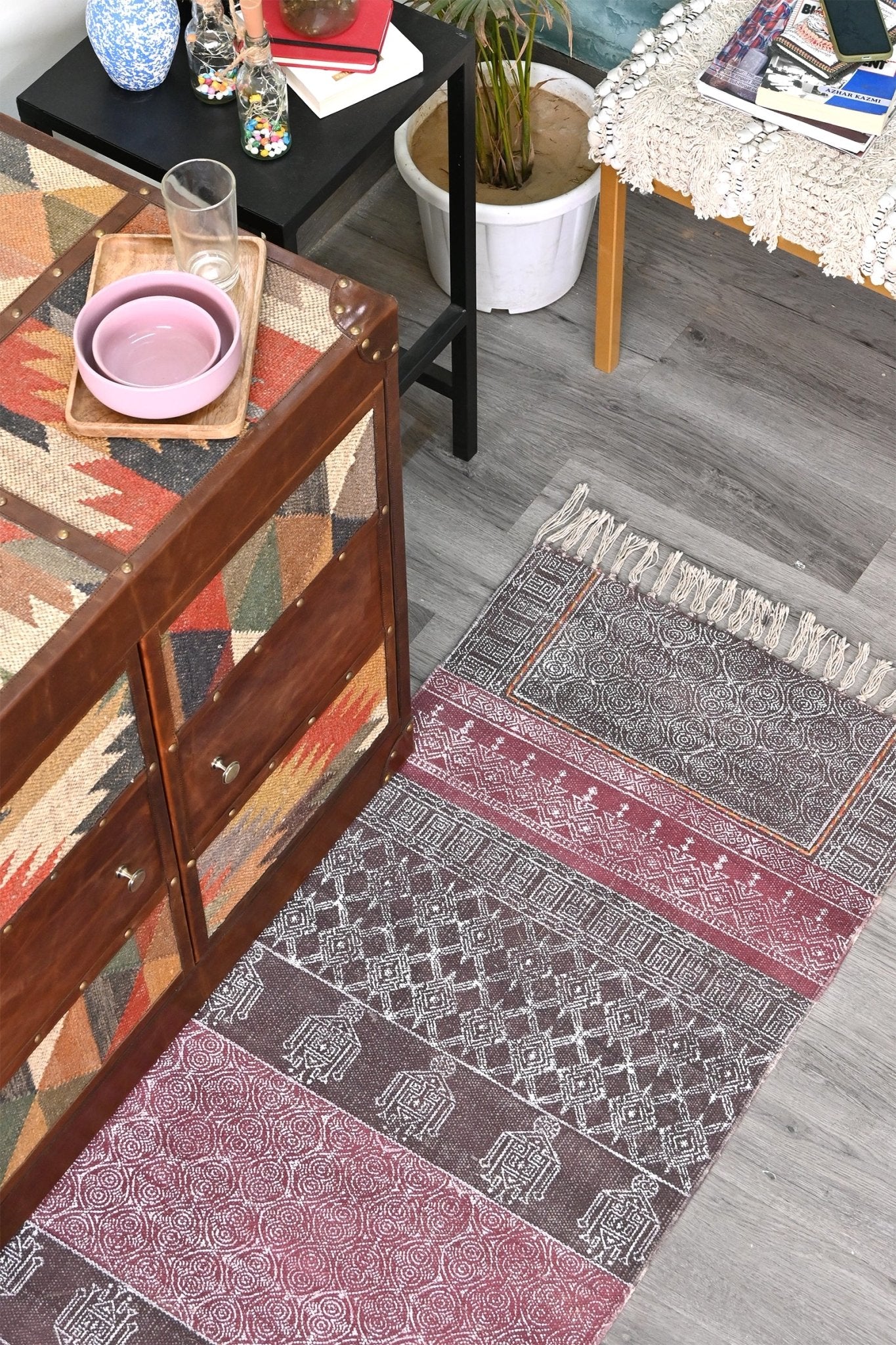 ERICA - BLOCK PRINTED FLOOR RUNNER - ART AVENUE