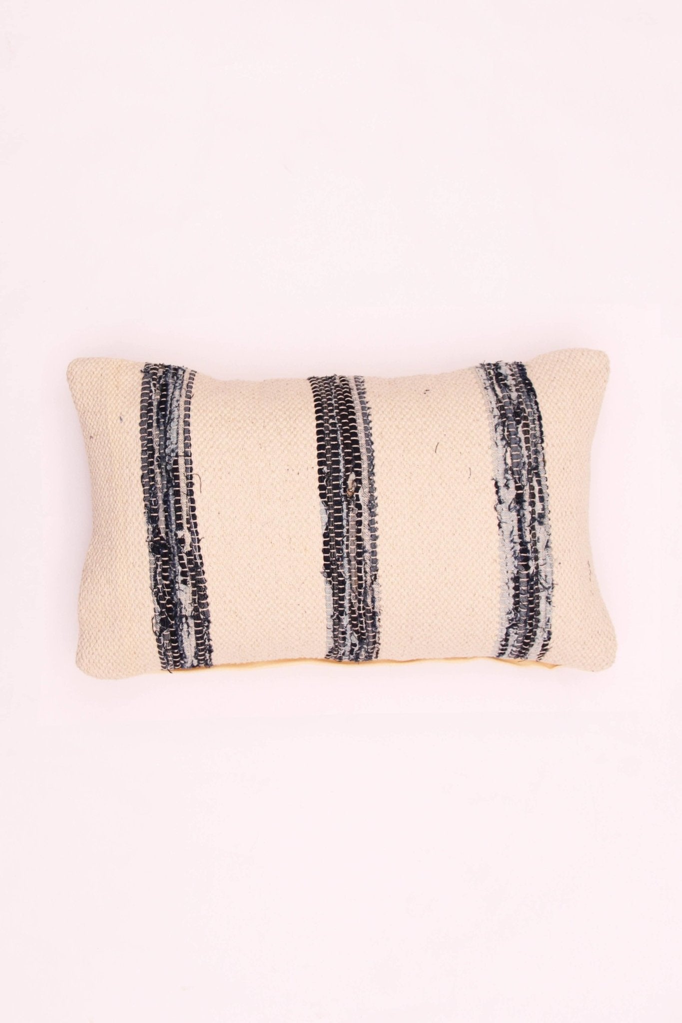 FADED - LUMBAR CUSHION COVER - WHITE - ART AVENUE