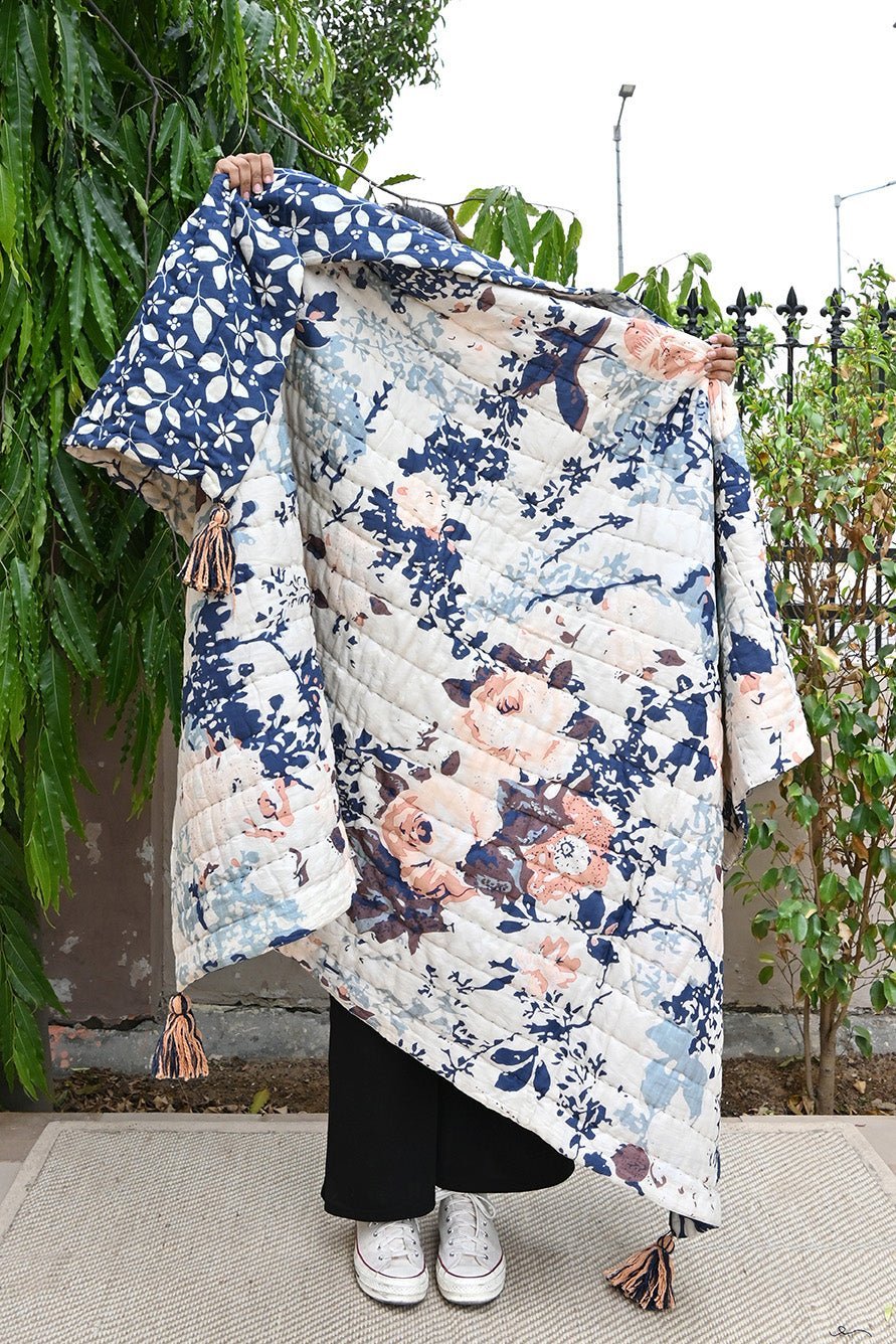 HARLOW QUILT/RAZAI SET WITH PILLOW COVERS - ART AVENUE