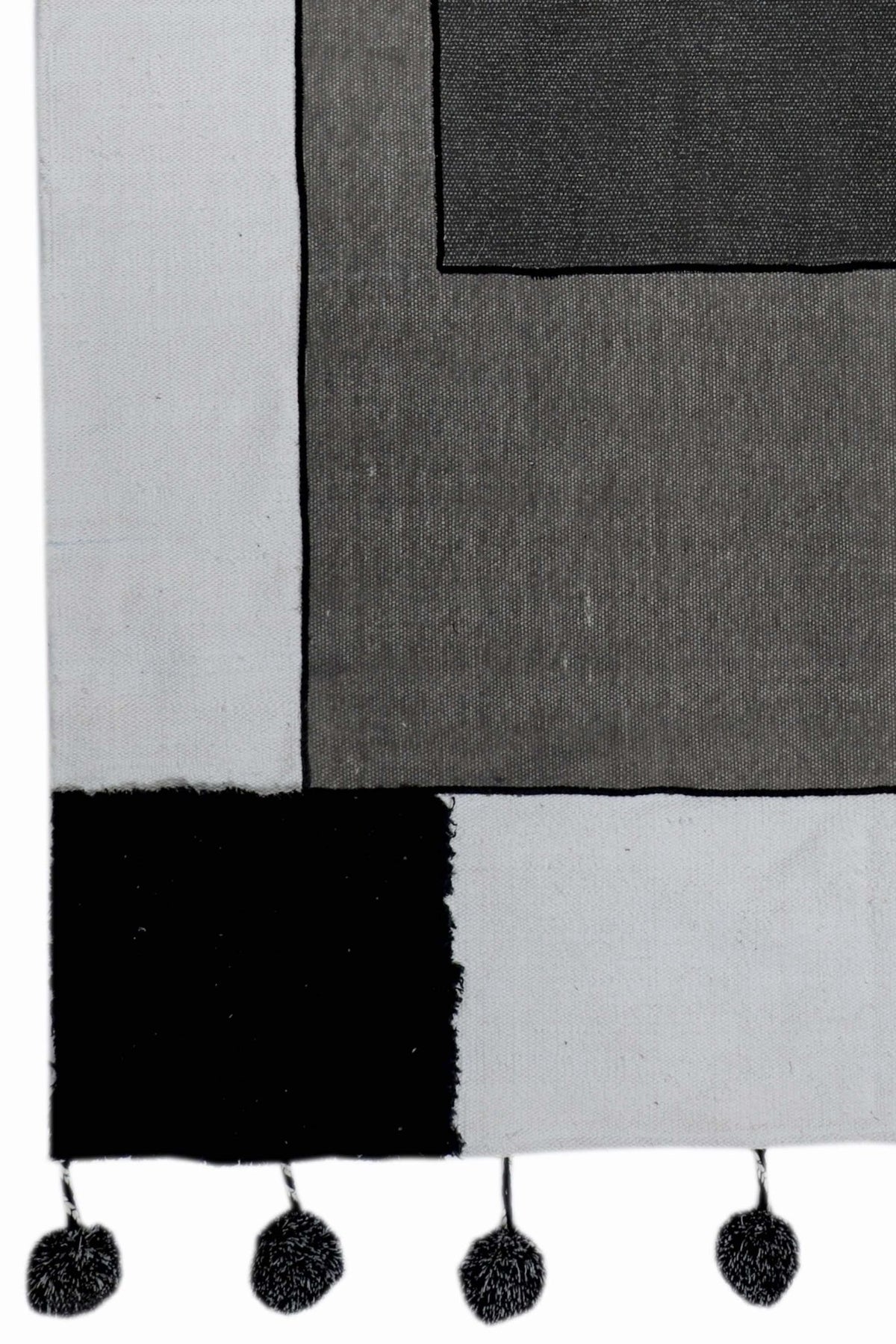 Kelki patchwork cotton rug — Art Avenue India