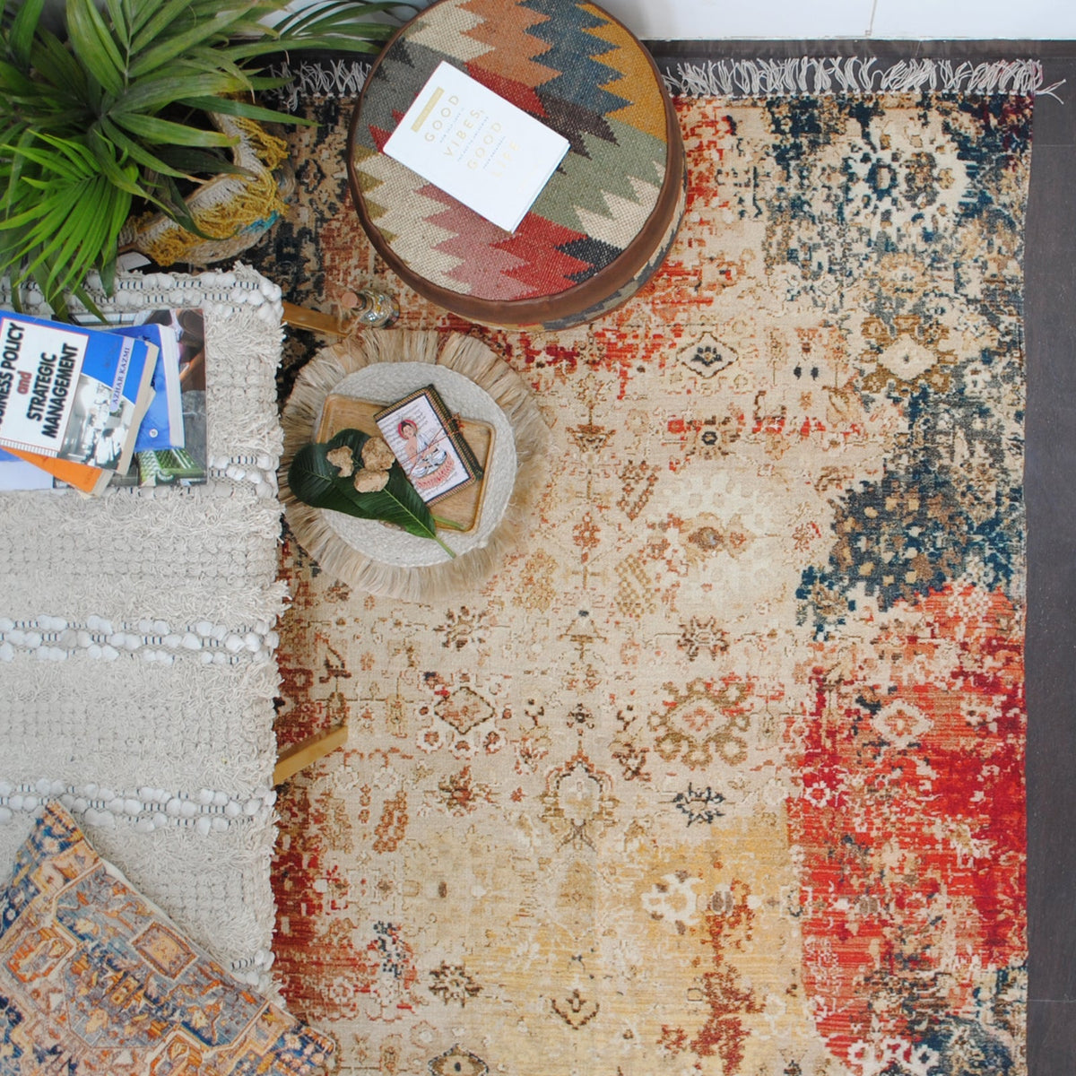 Maple cotton rug pattern — Art Avenue Jaipur