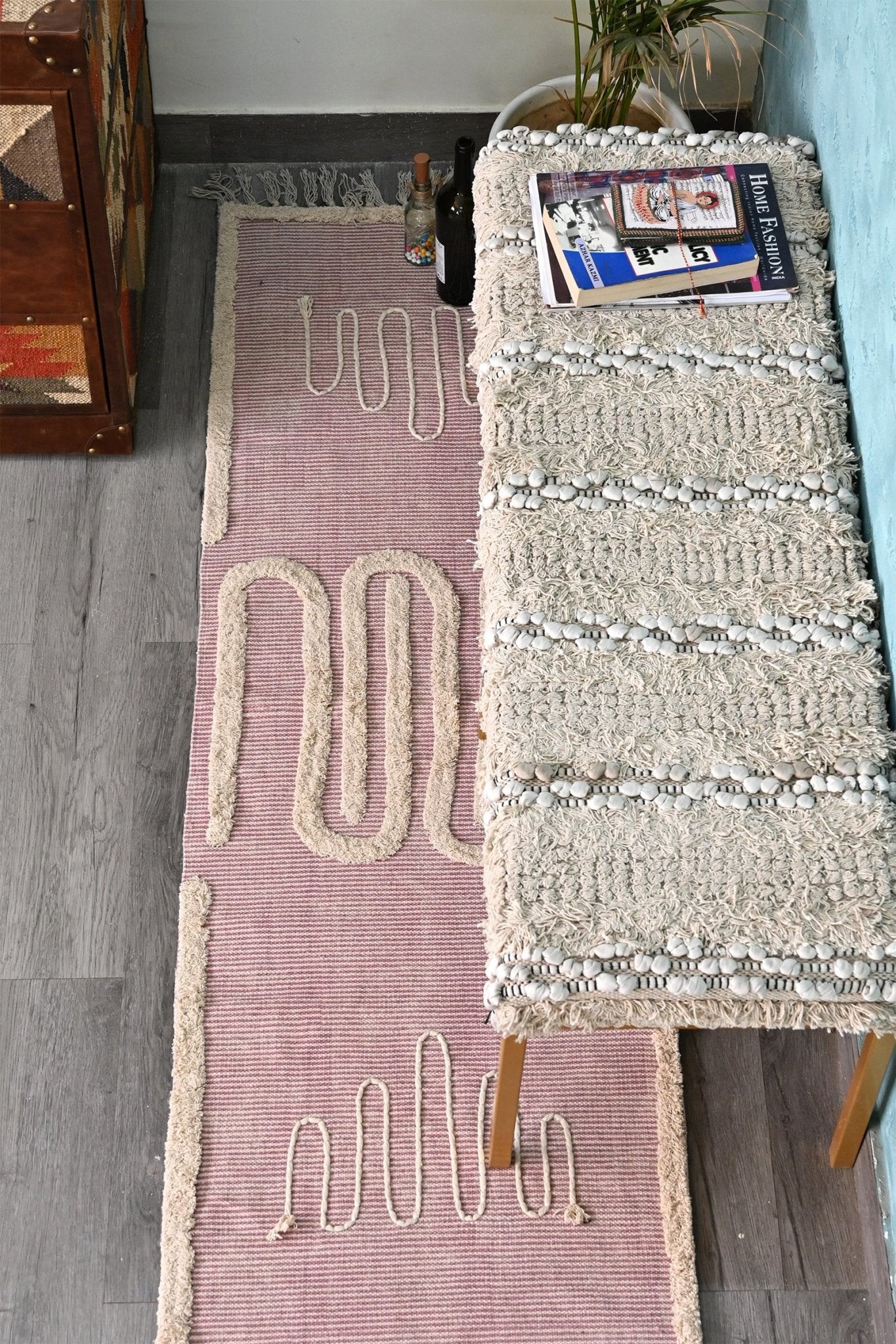 NORMANI - BLOCK PRINTED FLOOR RUNNER - ART AVENUE