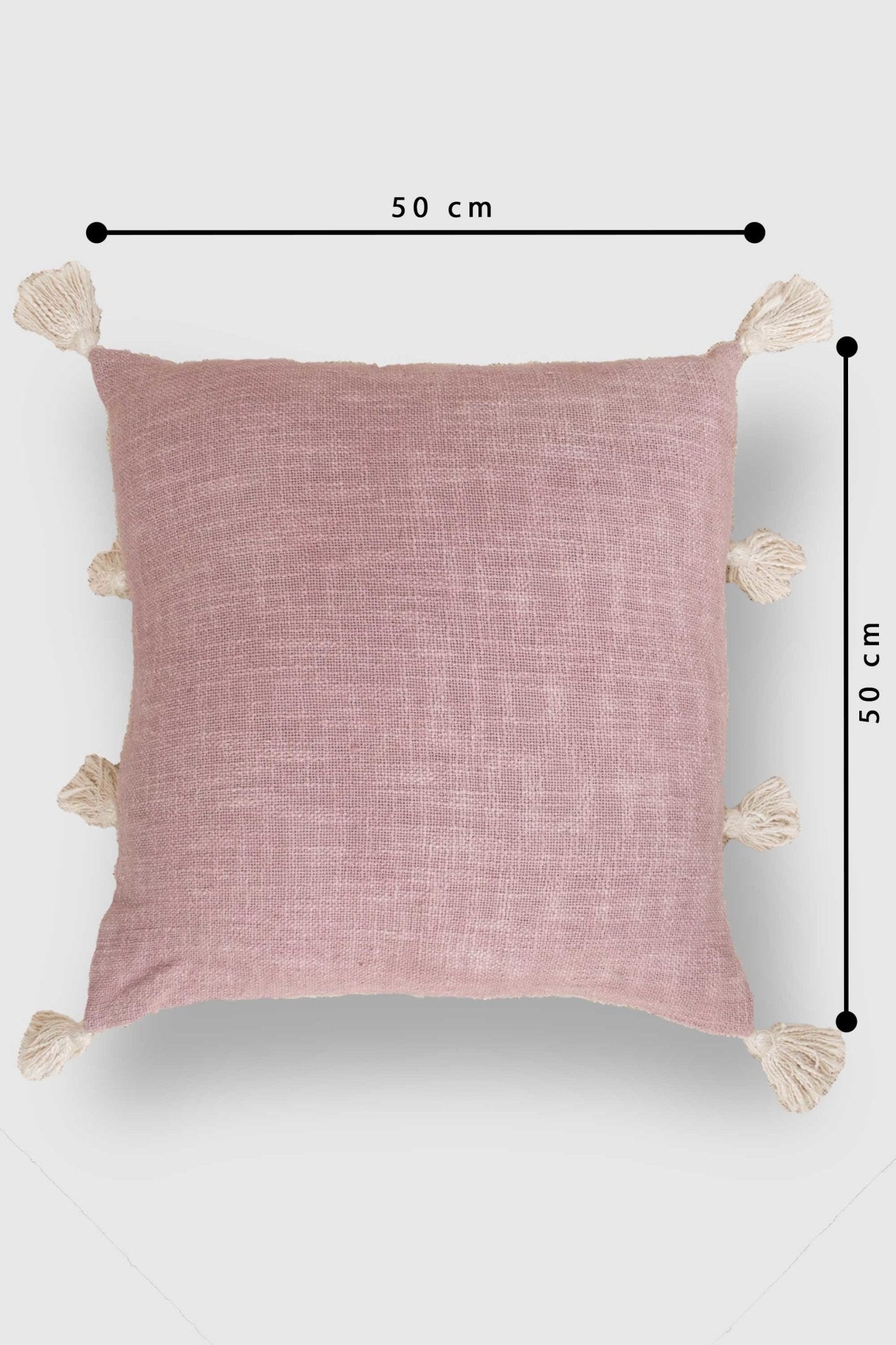 Detail of overdyed square cushion cover — Art Avenue
