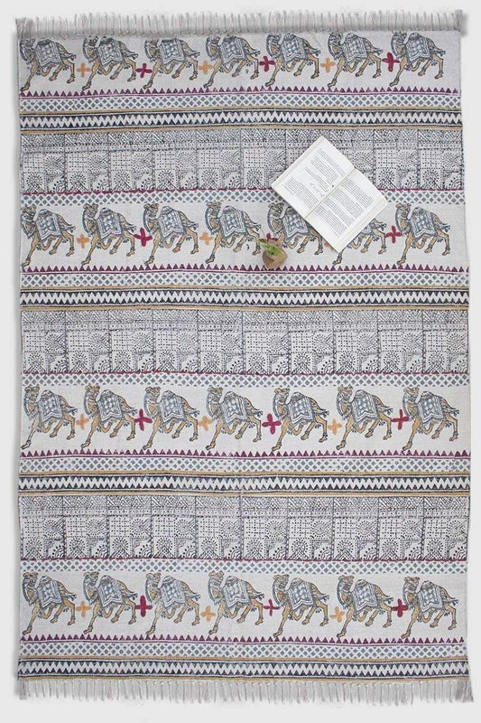 Old Desert hand-embroidered rug — Art Avenue