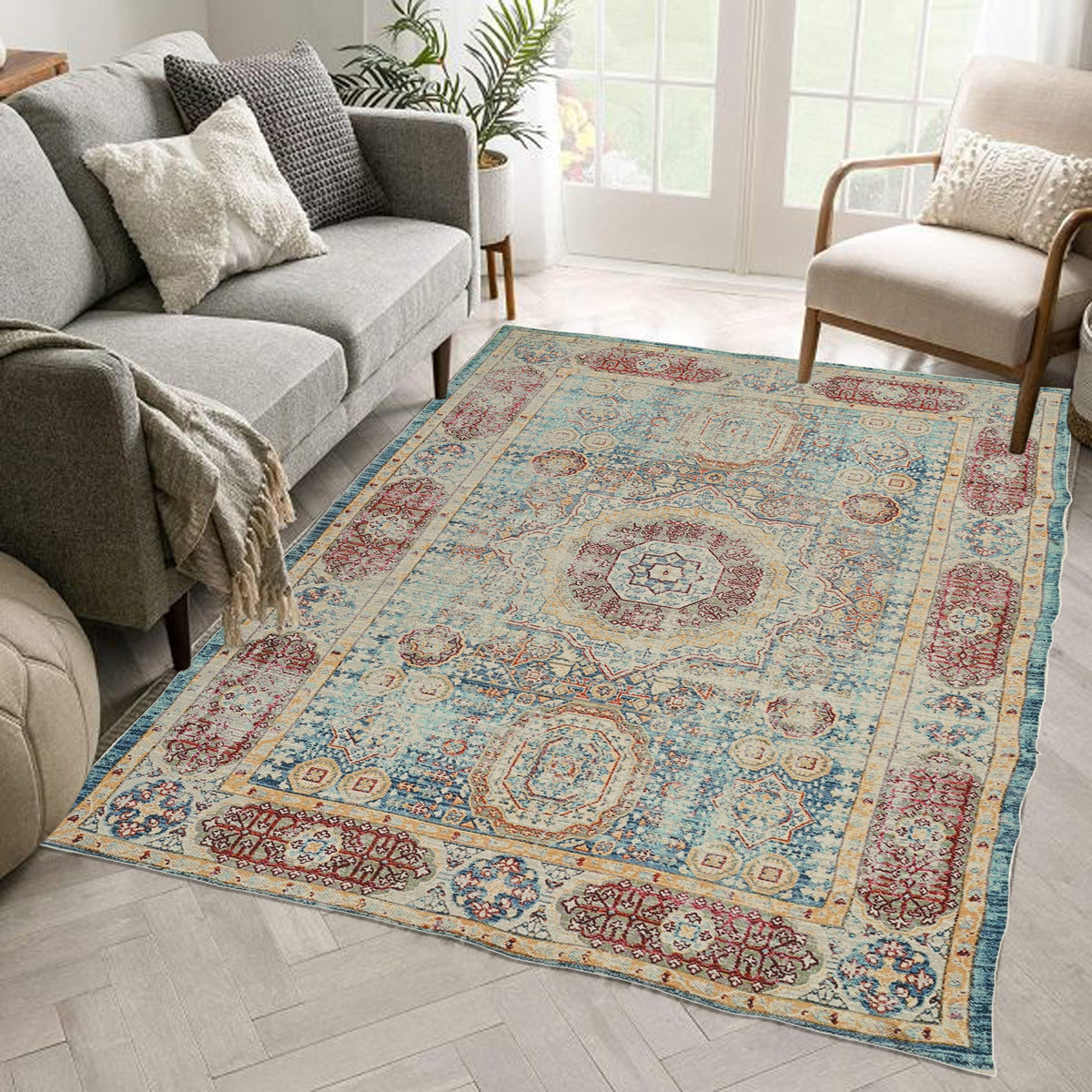 PETROVA - COTTON PRINTED RUG - ART AVENUE