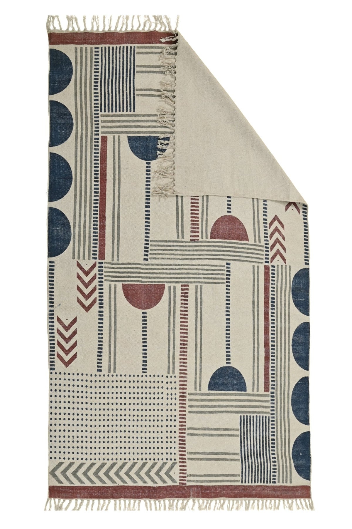 Premier block-printed rug lifestyle — Art Avenue Jaipur