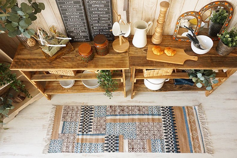Revolve cotton floor runner pattern detail — Art Avenue
