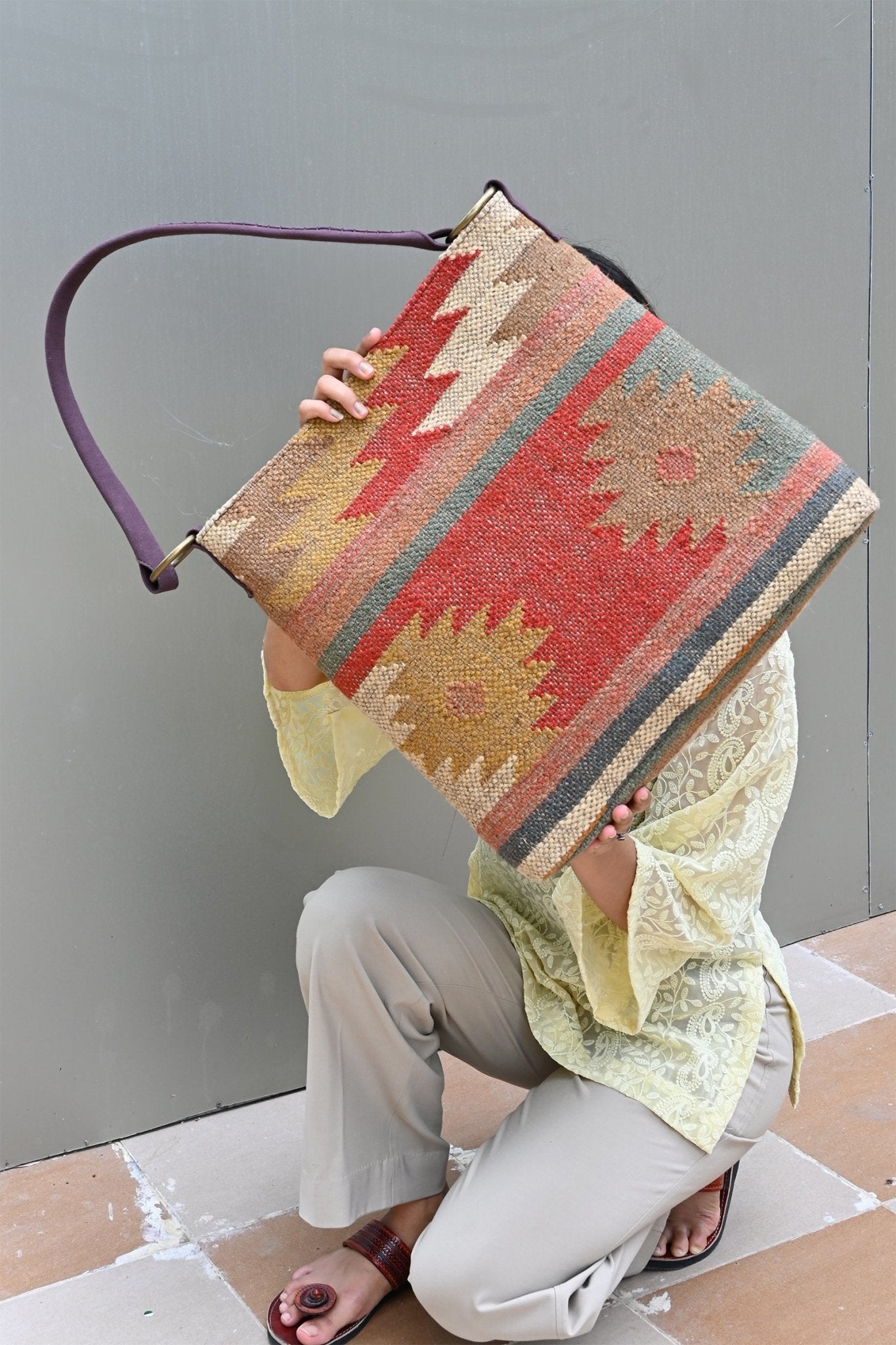 Russel kilim handbag — Art Avenue