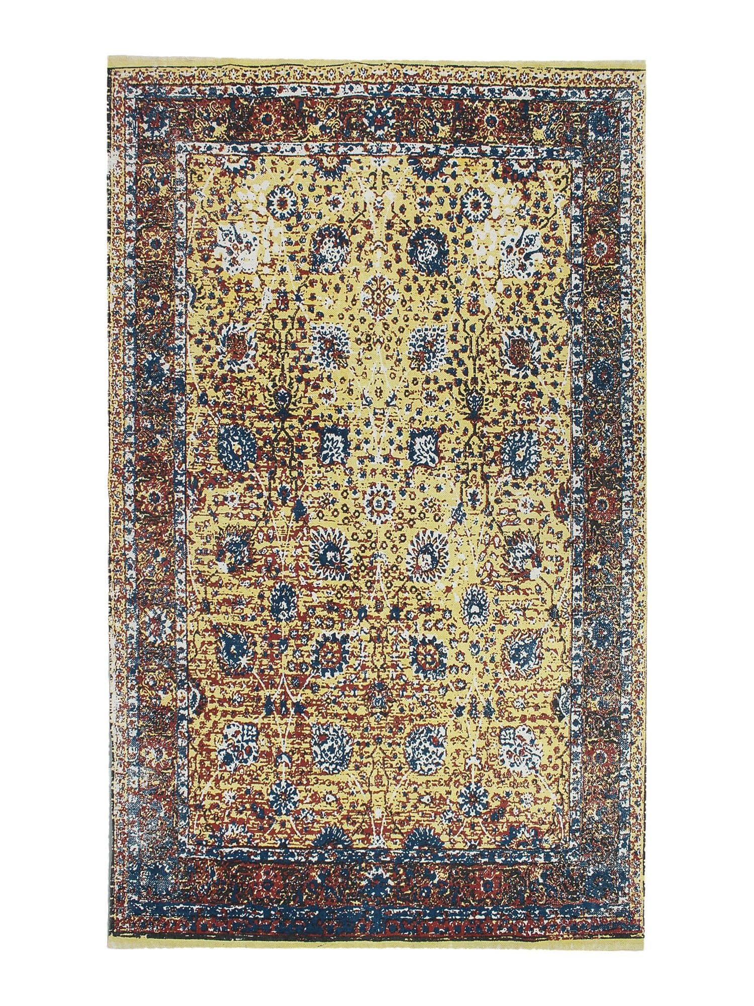 SACRIFICE - PRINTED RUG - MAROON - ART AVENUE