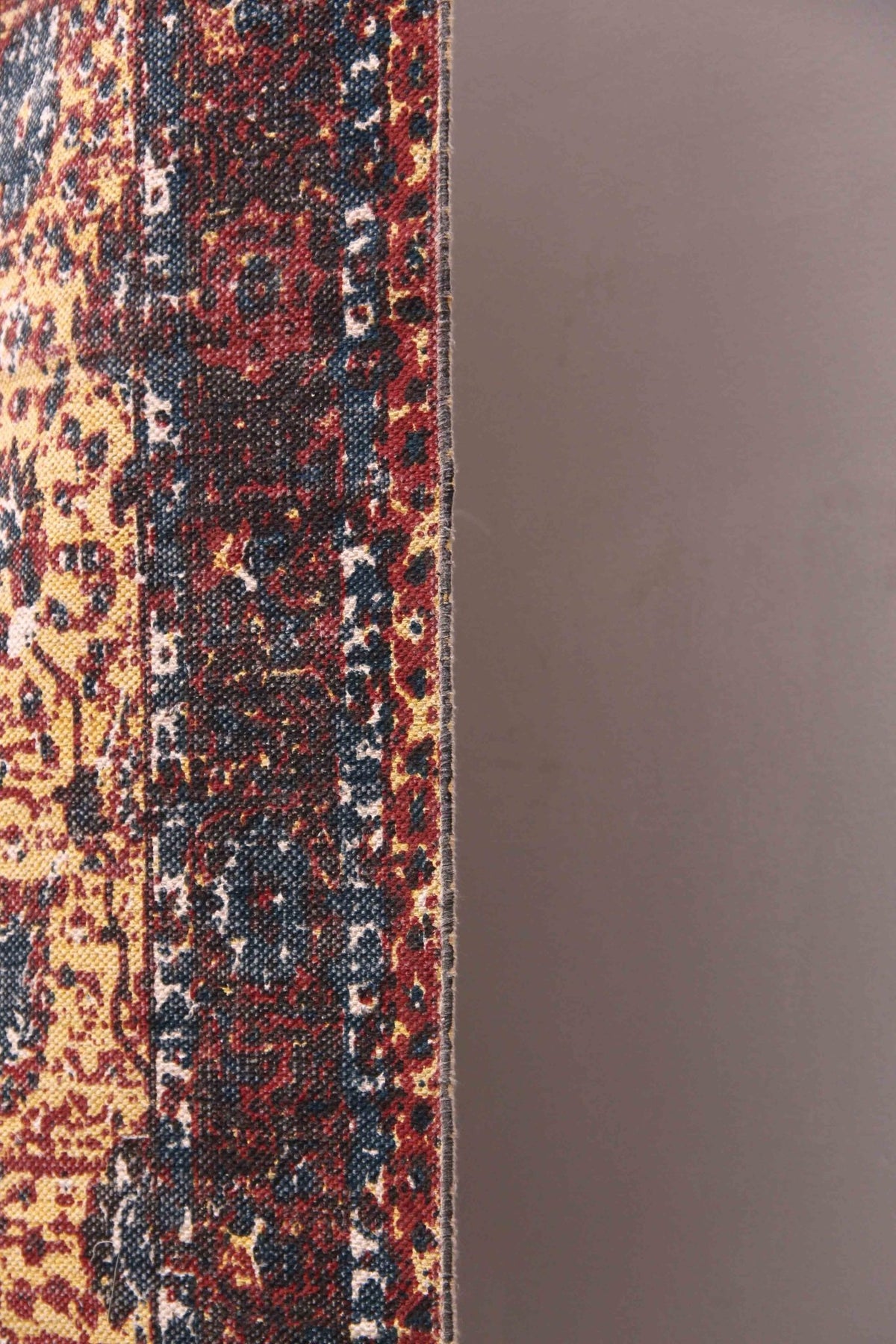 Sacrifice cotton rug maroon pattern — Art Avenue Jaipur